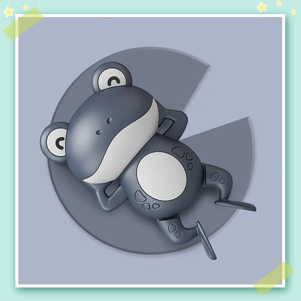 Baby Bath Toys For Children Swimming Cute Frogs Clockwork