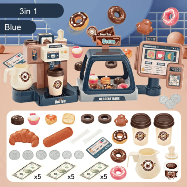 Coffee Machine Simulation Toy Set for Children