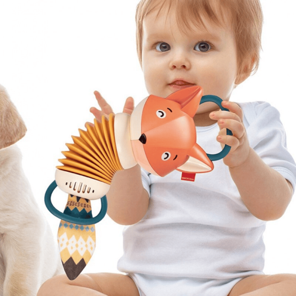 Fox Accordion Simulation Instrument Music Toy for Kids