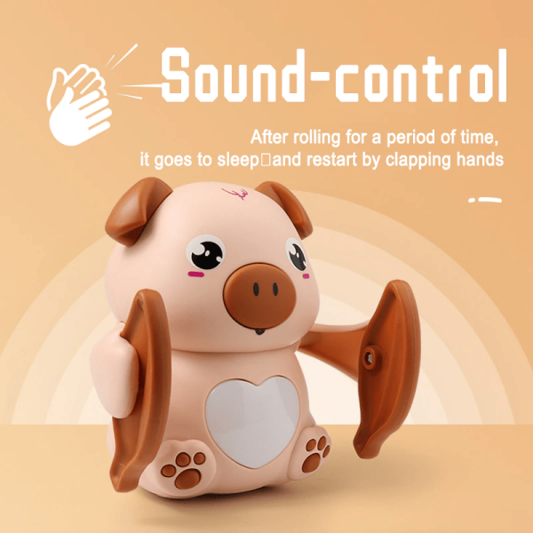 Baby Sound Control Rolling Tumbling Interactive Toys for Children
