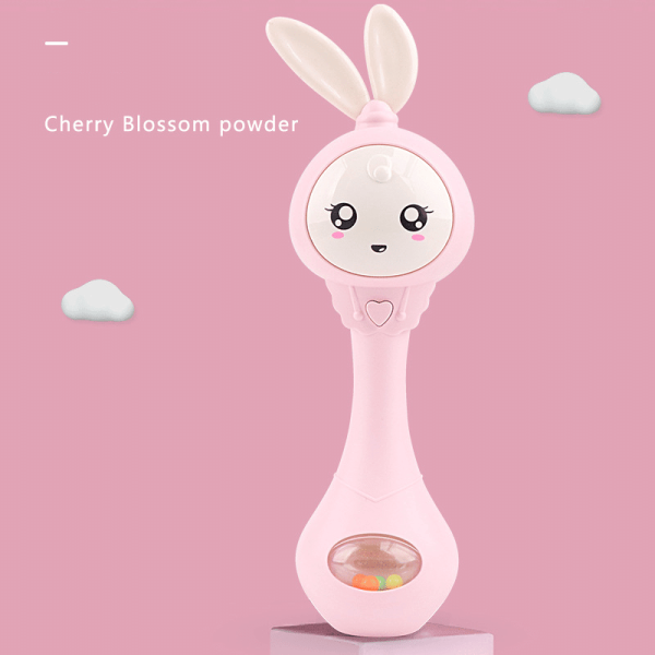 Baby Music Flashing Rattle Toys Rabbit Teether
