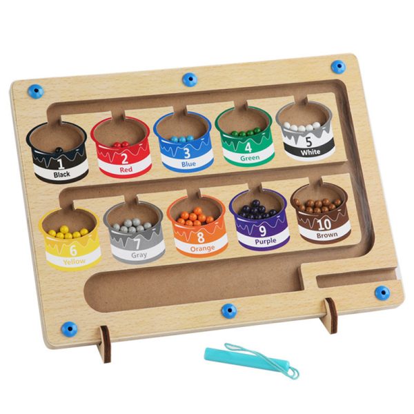 Magnetic Color and Number Classification Counting Board