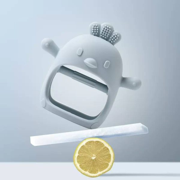 Cute Animal Shaped 3D Silicone Baby Teething Gloves